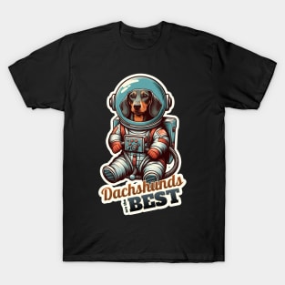 Astronaut Dachshund T-Shirt